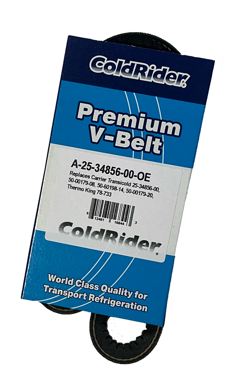 ColdRider Water Pump Belt for Carrier Transicold (Replaces Carrier 25-34856-00, 50-60197-01)