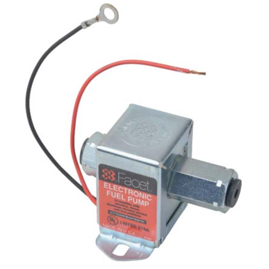 FuelPumper Facet 40178N Cube Solid State Fuel Pump, 12 Volt, 2.0-3.5 PSI, 15 GPH
