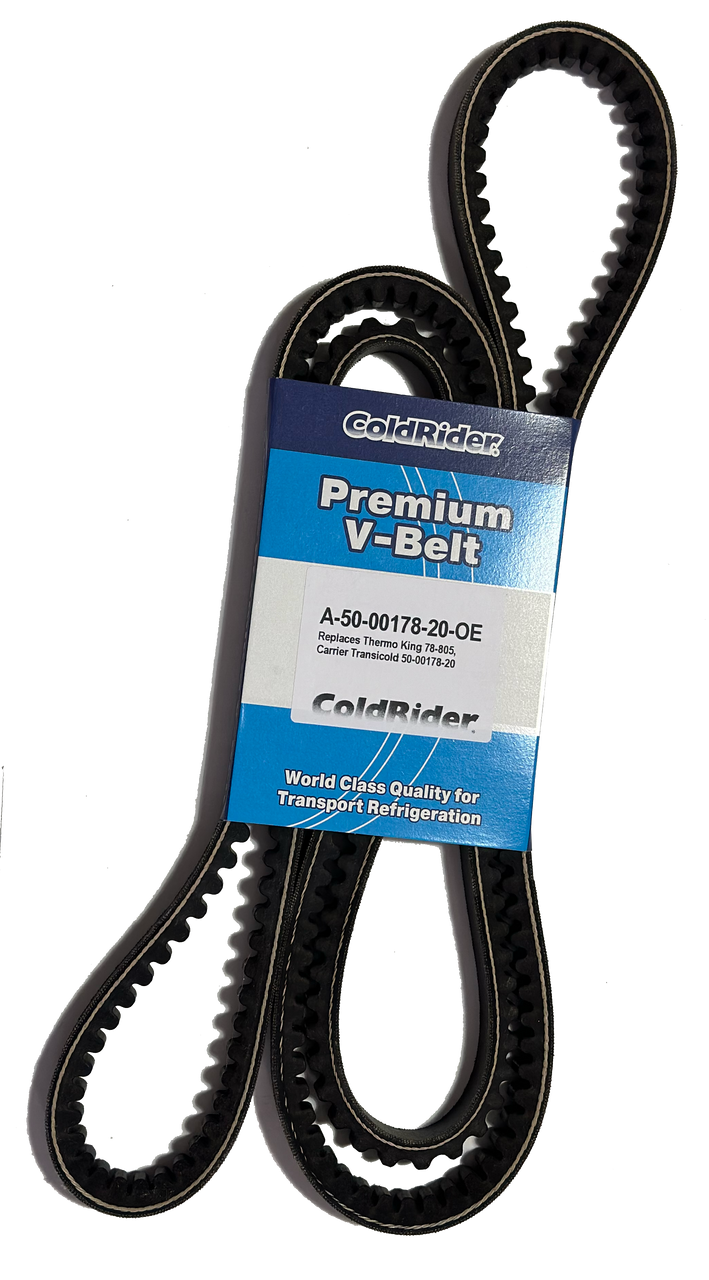 ColdRider Compressor/Fan Belt for Carrier Transicold (Replaces Carrier 50-00178-20, Thermo King 78-805)