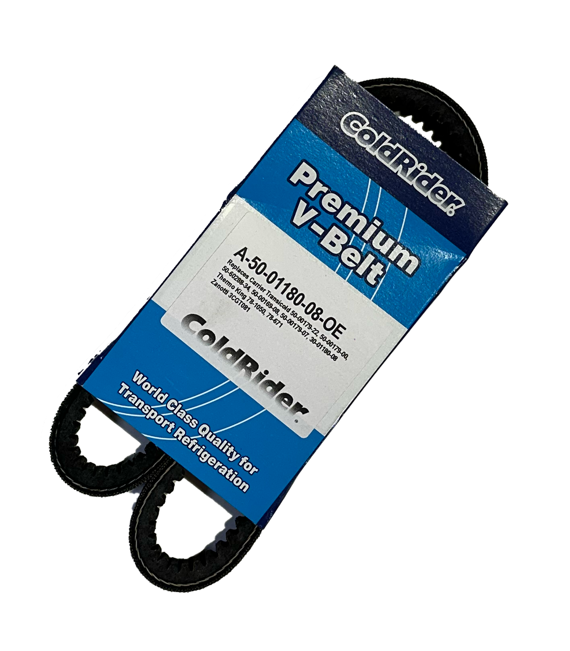 ColdRider Alternator Belt for Carrier Transicold (Replaces Carrier 50-00179-22, 50-00179-00, 50-60288-34, 50-00169-08, 50-00179-07, 50-01180-08, 50-60288-39, Thermo King 78-1050, 78-671, Zanotti 3CGT081)