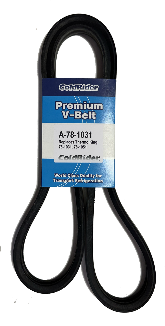 ColdRider Water Pump Belt for Thermo King (Replaces Thermo King 78-1031, 78-1051)