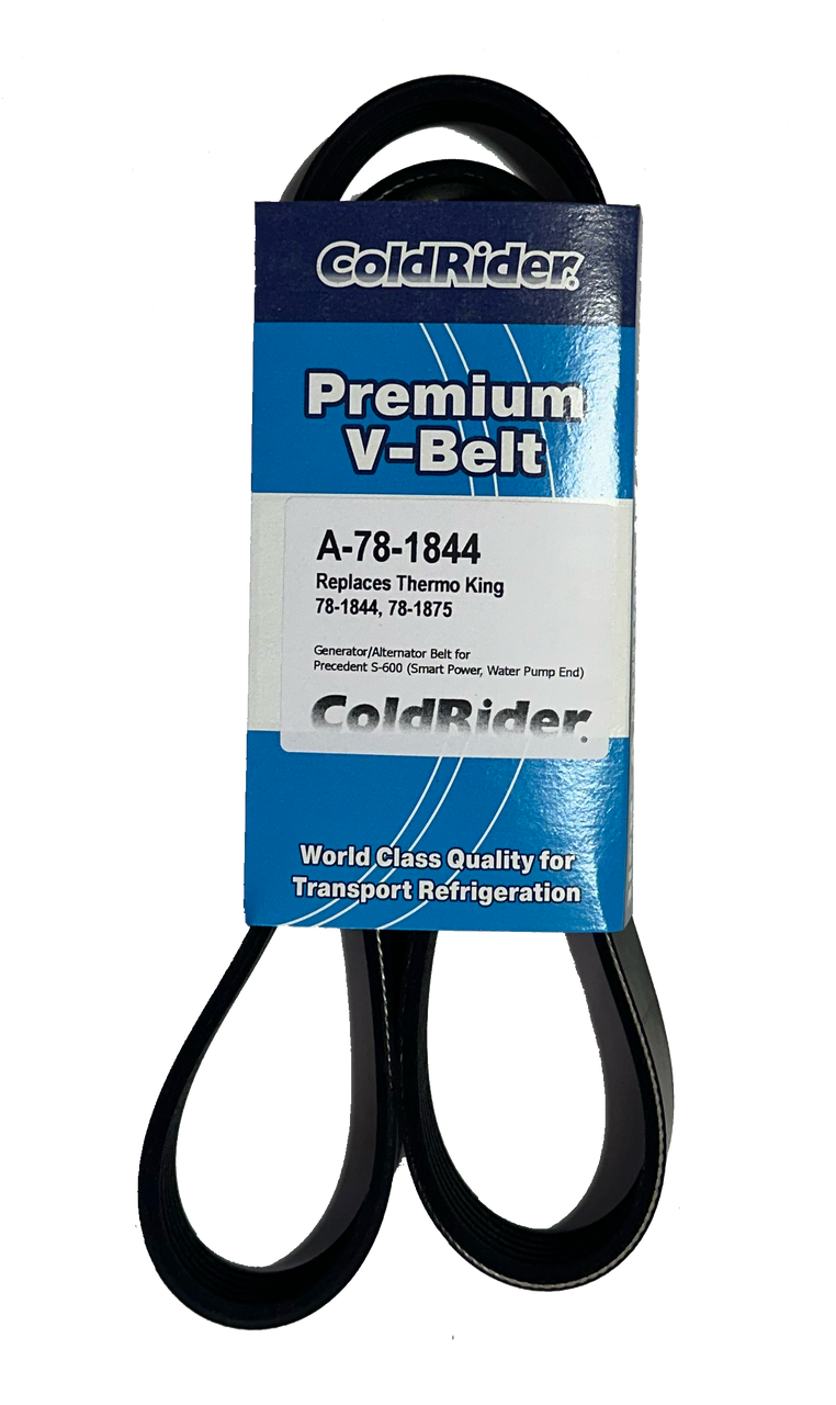 ColdRider Alternator/Generator Belt for Thermo King Precedent (Replaces Thermo King 78-1844, 78-1875)