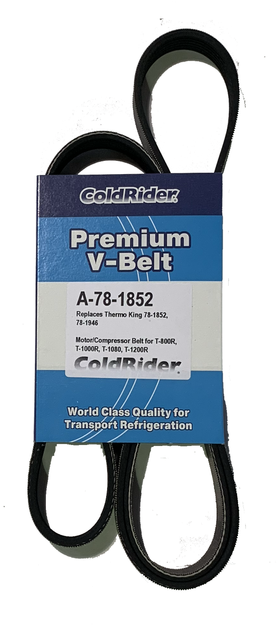 ColdRider Motor/Compressor Belt for Thermo King (Replaces Thermo King 78-1852, 78-1946)