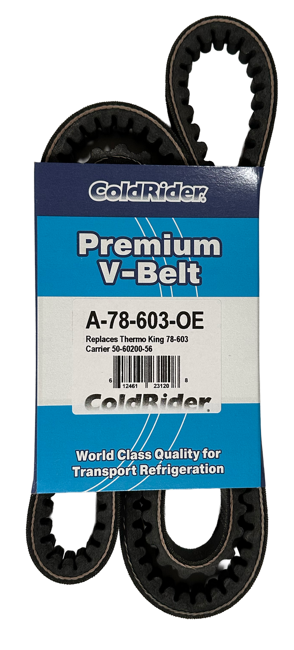 ColdRider Fan Belt for Thermo King (Replaces Thermo King 78-603, 78-695, Carrier 50-60200-56)