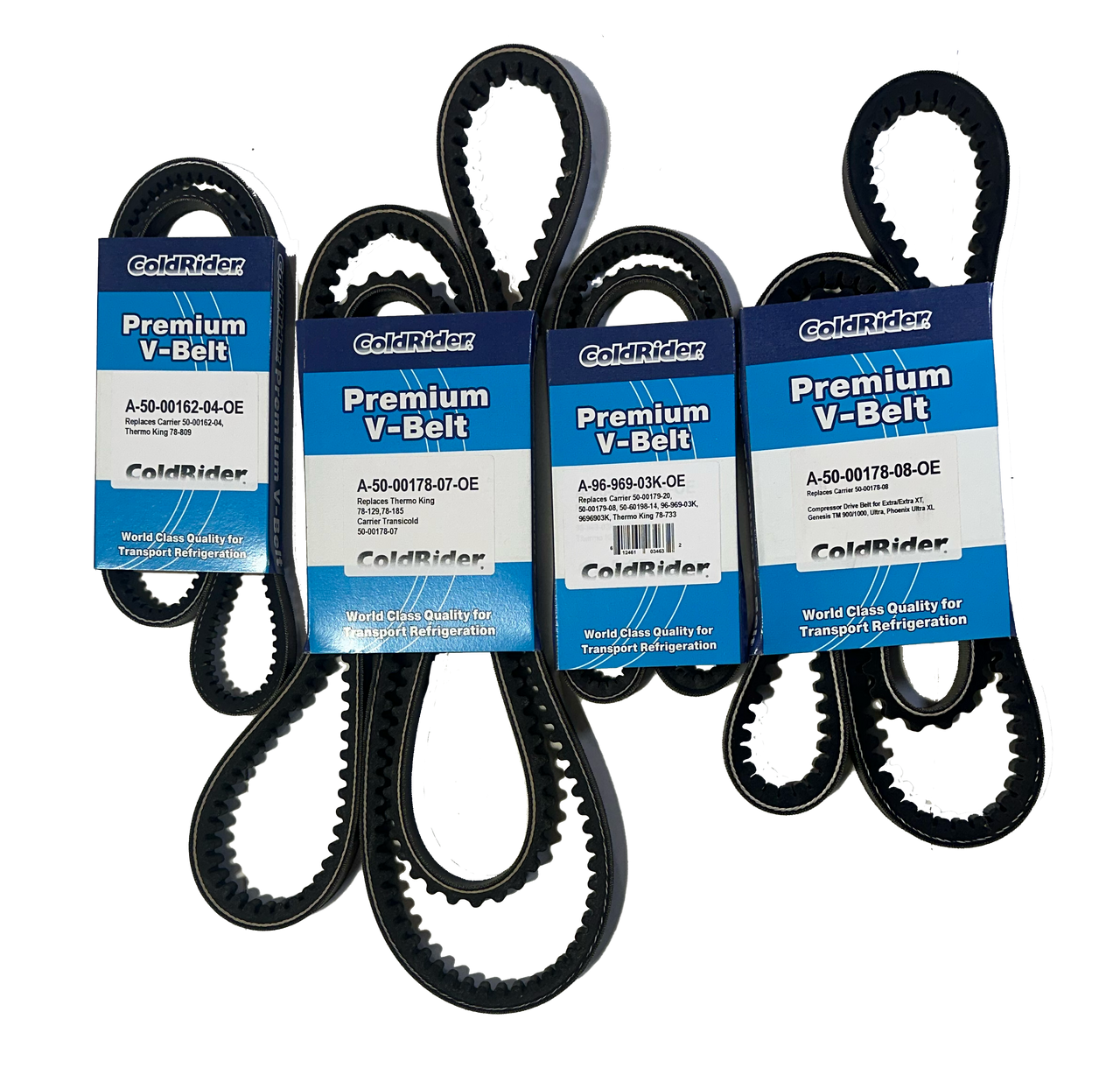 ColdRider Belt Bundle for Carrier Transicold Genesis TM900/1000
