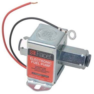 FuelPumper Facet 40194N Cube Solid State Fuel Pump, 24 Volt, 5.0-6.5 PSI, 23 GPH