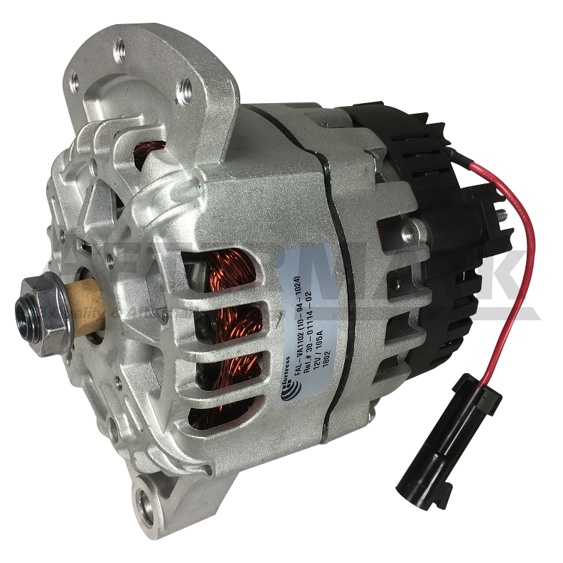 ColdRider 105A Alternator for Carrier Transicold (Replaces Carrier 30-01114-02, 30-00409-11, 30-00409-00, 30-00409-03, 30-00409-09)