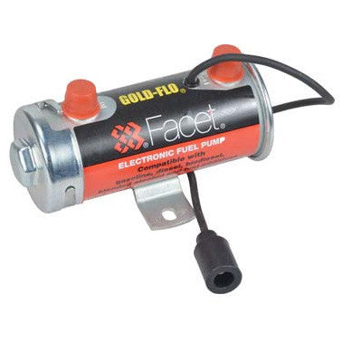 FuelPumper Facet 40251N Gold-Flo Fuel Pump, 24 Volt, 4.0-5.0 PSI, 32 GPH