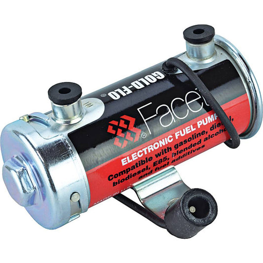 FuelPumper Facet 40255N Gold-Flo Fuel Pump, 24 Volt, 4.0-7.0 PSI, 32 GPH