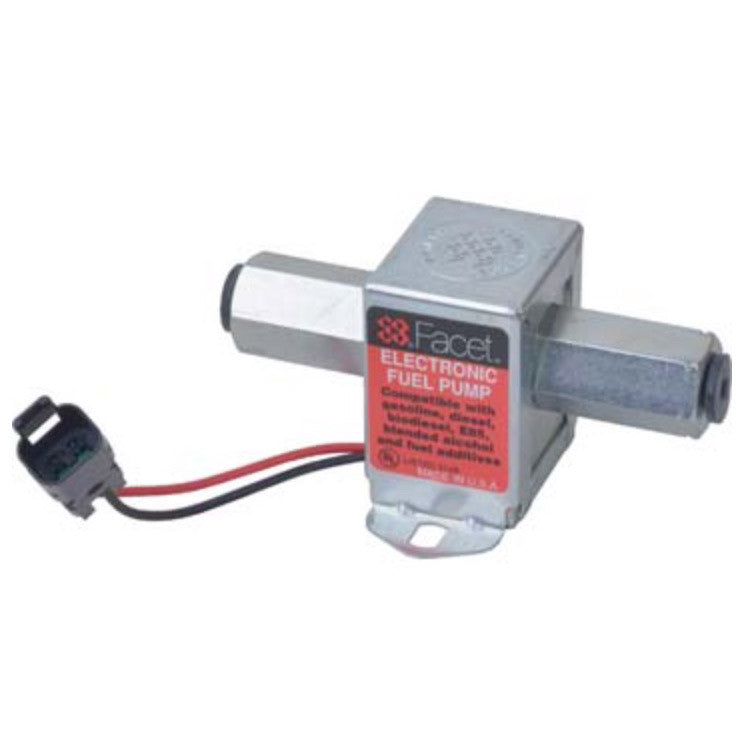 FuelPumper Facet 40277N Cube Solid State Fuel Pump, 12 Volt, 12.0-15.0 PSI, 50 GPH