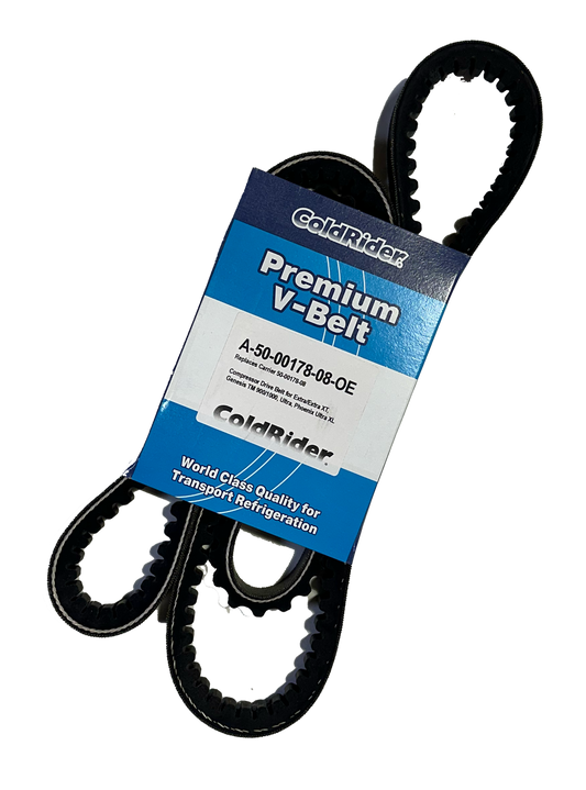 ColdRider Compressor Drive Belt for Carrier Transicold (Replaces Carrier 50-00178-08)