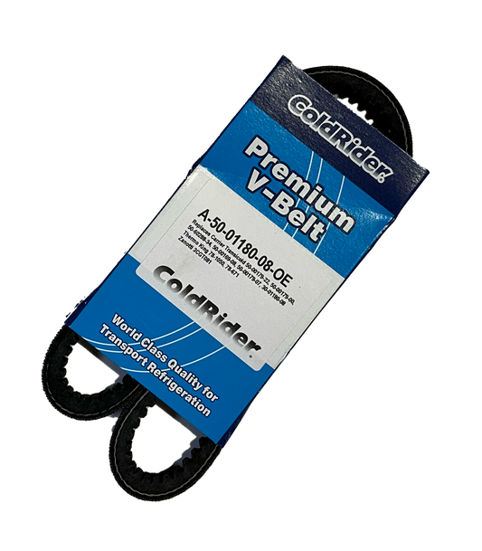ColdRider Alternator Belt for Carrier Transicold (Replaces Carrier 50-00179-22, 50-00179-00, 50-60288-34, 50-00169-08, 50-00179-07, 50-01180-08, 50-60288-39, Thermo King 78-1050, 78-671, Zanotti 3CGT081)
