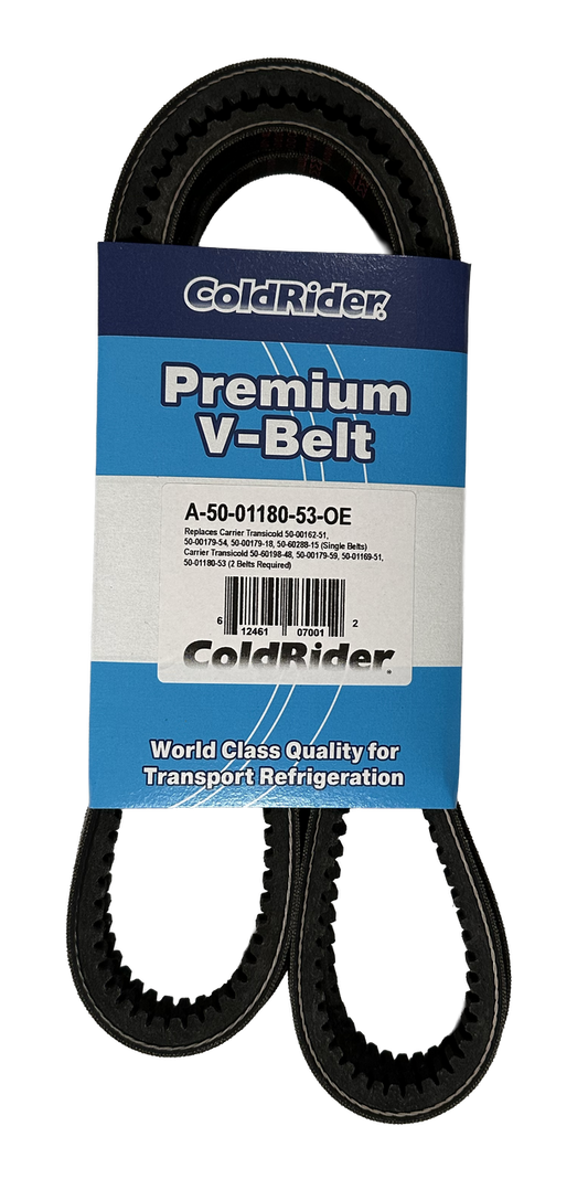 ColdRider Engine/Compressor Belt for Carrier Transicold  (Replaces 50-60198-48, 50-00179-59, 50-01169-51, 50-01180-53, 50-60289-70, 50-60288-15, 50-60411-56, 50-60289-20)