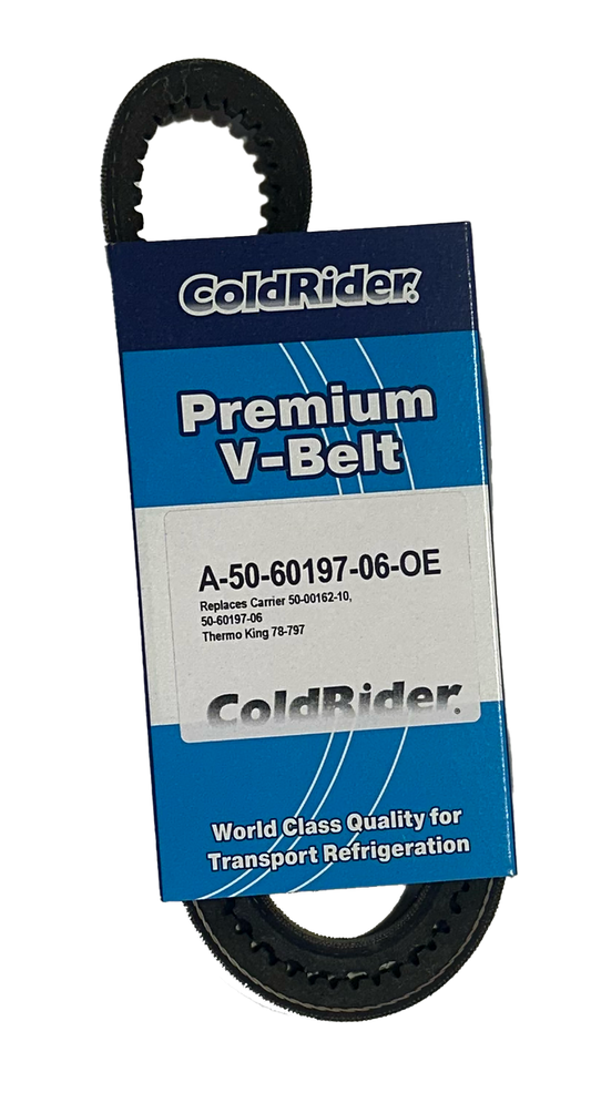 ColdRider Water Pump Belt for Carrier Transicold (Replaces Carrier 50-00162-10, Thermo King 78-797)