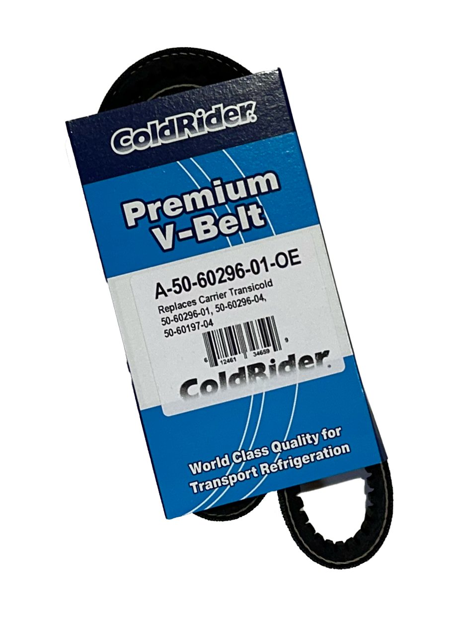 ColdRider Water Pump Belt for Carrier Transicold (Replaces Carrier 50-60296-01, 50-60296-04, 50-60197-04)