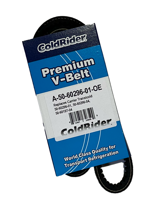 ColdRider Water Pump Belt for Carrier Transicold (Replaces Carrier 50-60296-01, 50-60296-04, 50-60197-04)