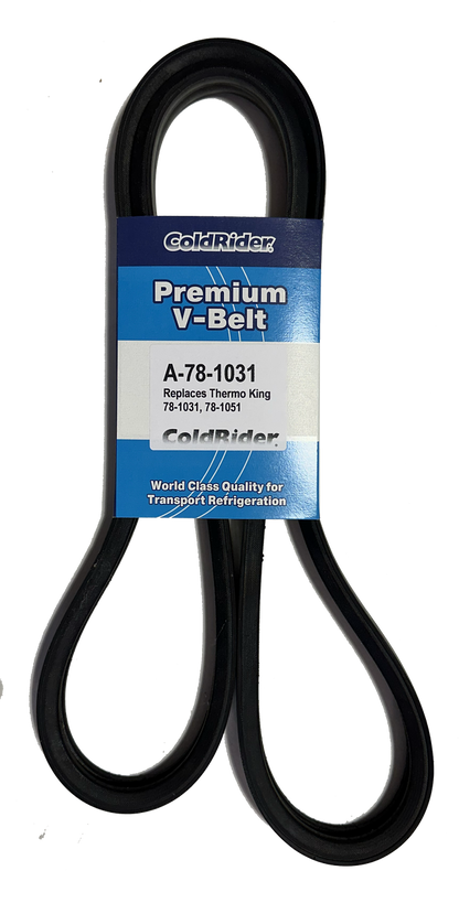 ColdRider Water Pump Belt for Thermo King (Replaces Thermo King 78-1031, 78-1051)