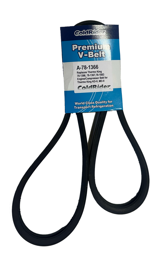 ColdRider Engine/Compressor Belt for Thermo King (Replaces Thermo King 78-1366, 78-1367, 78-1083)