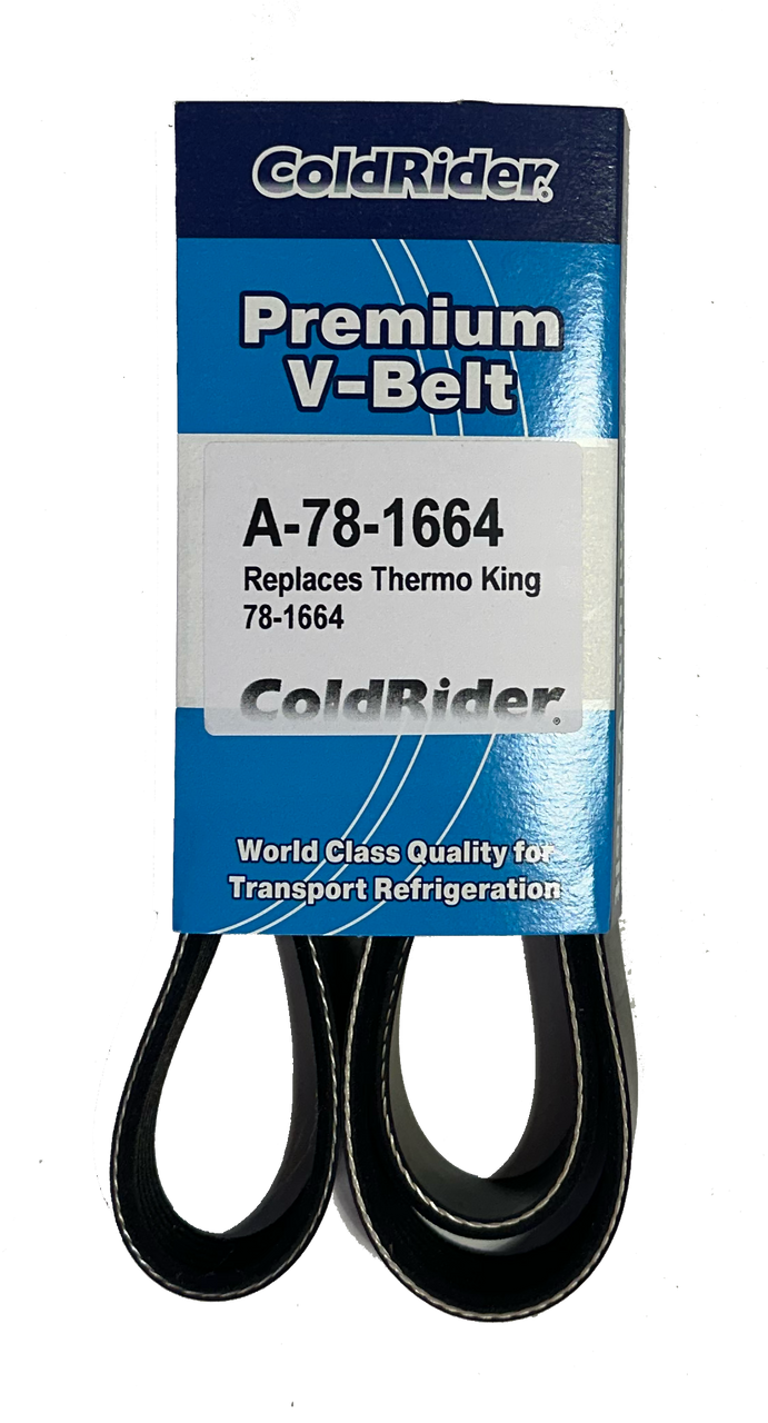 ColdRider Compressor/Alternator Belt for Thermo King TriPac (Replaces Thermo King 78-1664)