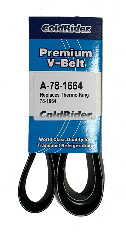 ColdRider Compressor/Alternator Belt for Thermo King TriPac (Replaces Thermo King 78-1664)