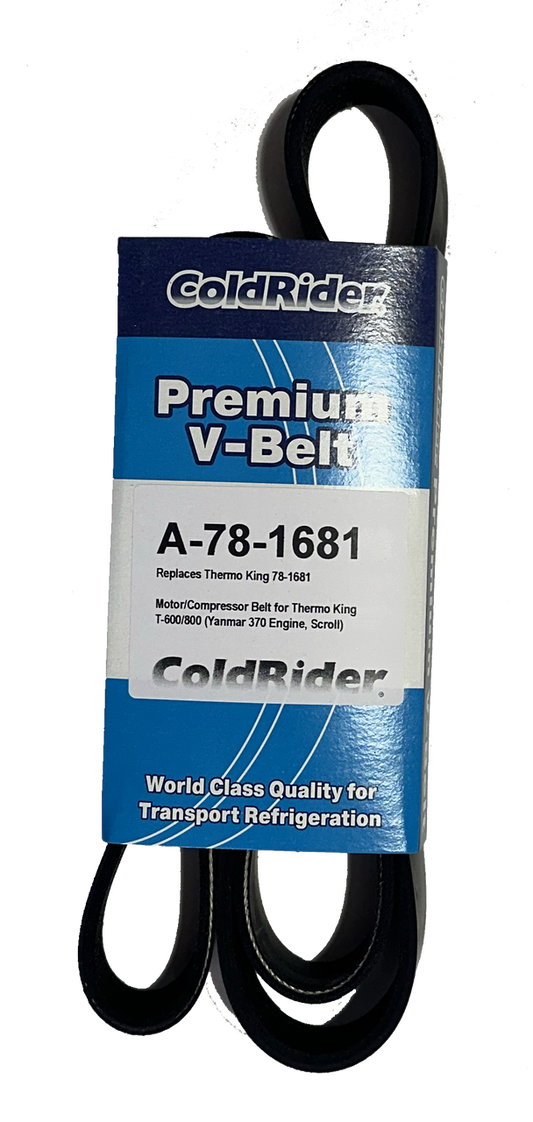 ColdRider Motor/Compressor Belt for Thermo King (Replaces Thermo King 78-1681)