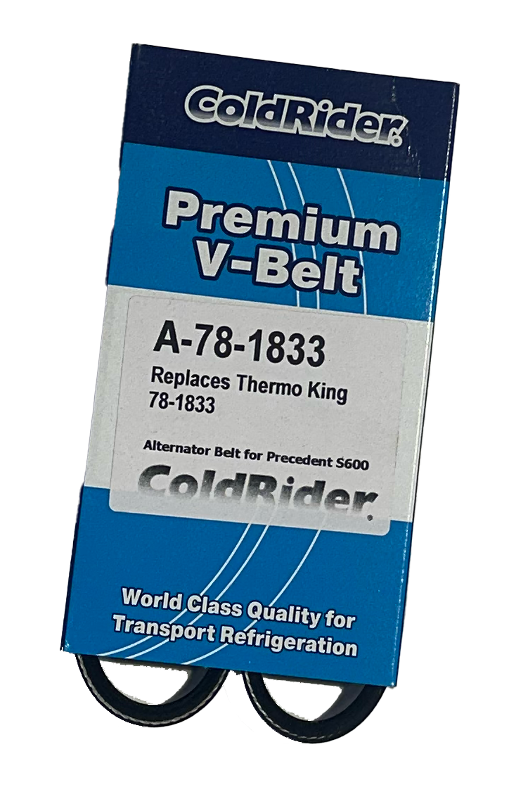 ColdRider Alternator Belt for Thermo King Precedent (Replaces Thermo King 78-1833, 78-1866)