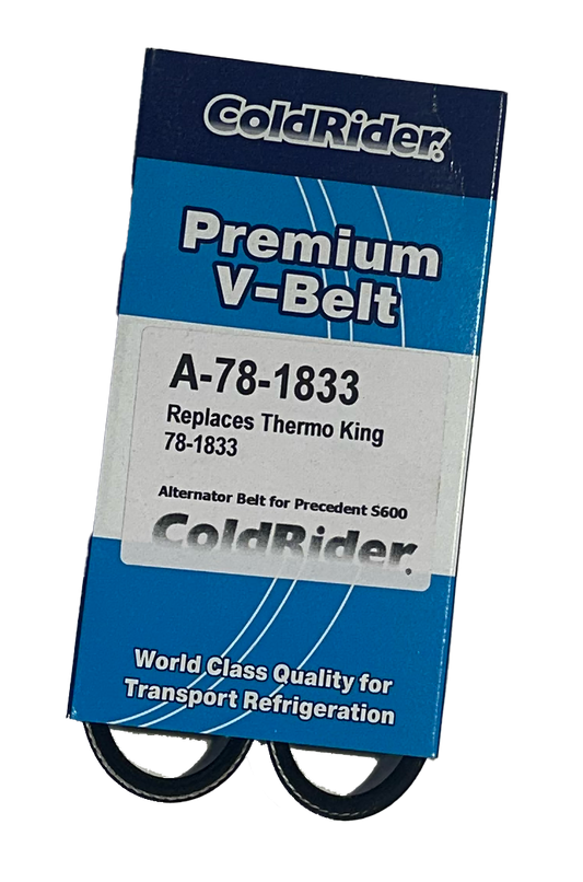 ColdRider Alternator Belt for Thermo King Precedent (Replaces Thermo King 78-1833, 78-1866)