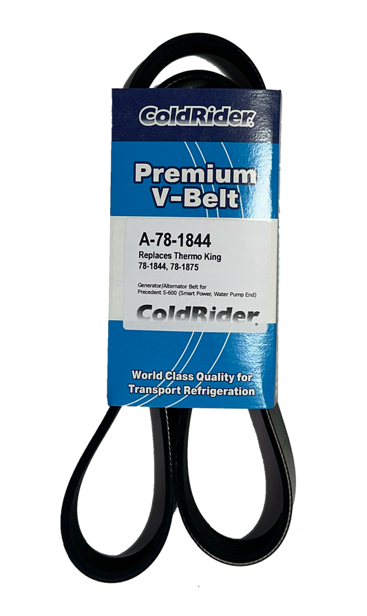 ColdRider Alternator/Generator Belt for Thermo King Precedent (Replaces Thermo King 78-1844, 78-1875)