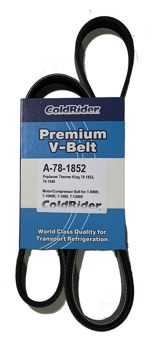 ColdRider Motor/Compressor Belt for Thermo King (Replaces Thermo King 78-1852, 78-1946)