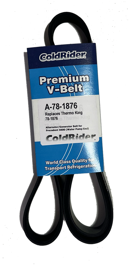 ColdRider Generator/Water Pump Belt for Thermo King (Replaces Thermo King 78-1876)
