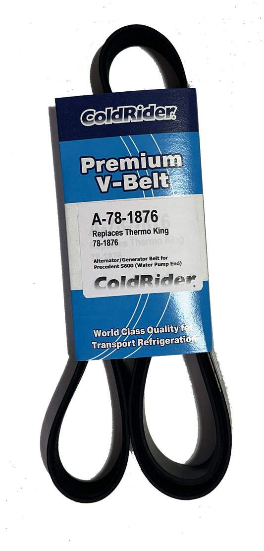 ColdRider Generator/Water Pump Belt for Thermo King (Replaces Thermo King 78-1876)