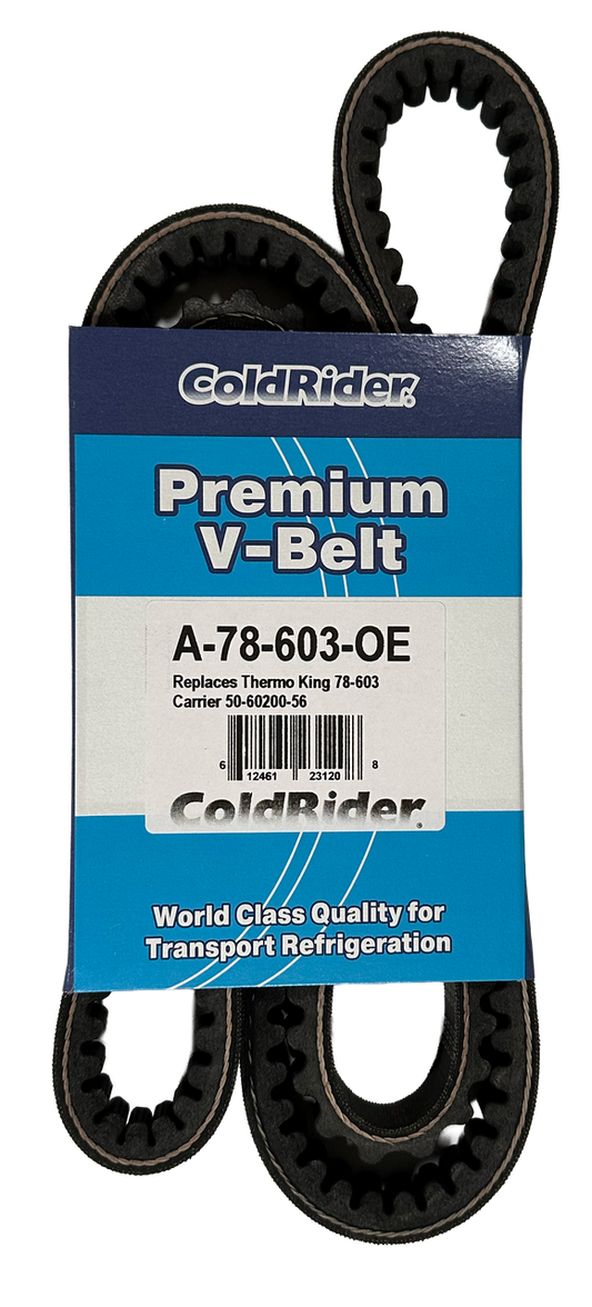 ColdRider Fan Belt for Thermo King (Replaces Thermo King 78-603, 78-695, Carrier 50-60200-56)