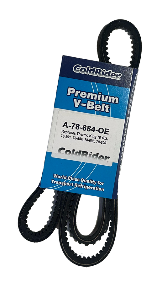 ColdRider Evaporator/Fan Belt for Thermo King (Replaces 78-432, 78-684, 78-698, 78-800)