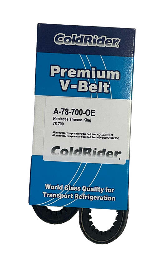 ColdRider Alternator/Evaporator Fan Belt for Thermo King (Replaces Thermo King 78-700)