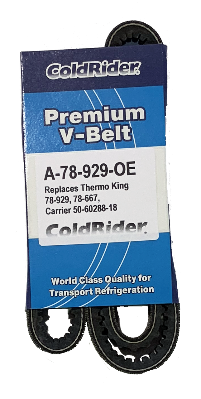 ColdRider Alternator Belt for Thermo King (Replaces Carrier 50-60288-18, 50-00179-53, 50-60199-70, Thermo King 78-285, 78-667, 78-929)