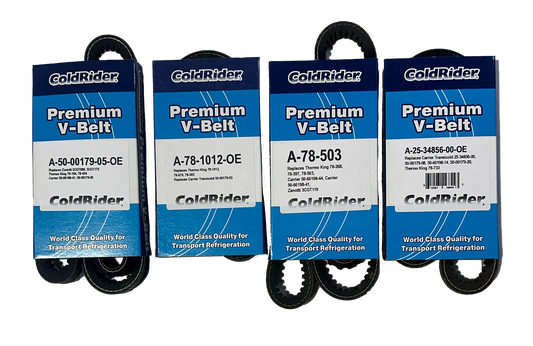 ColdRider Belt Bundle for Carrier Transicold Supra 422