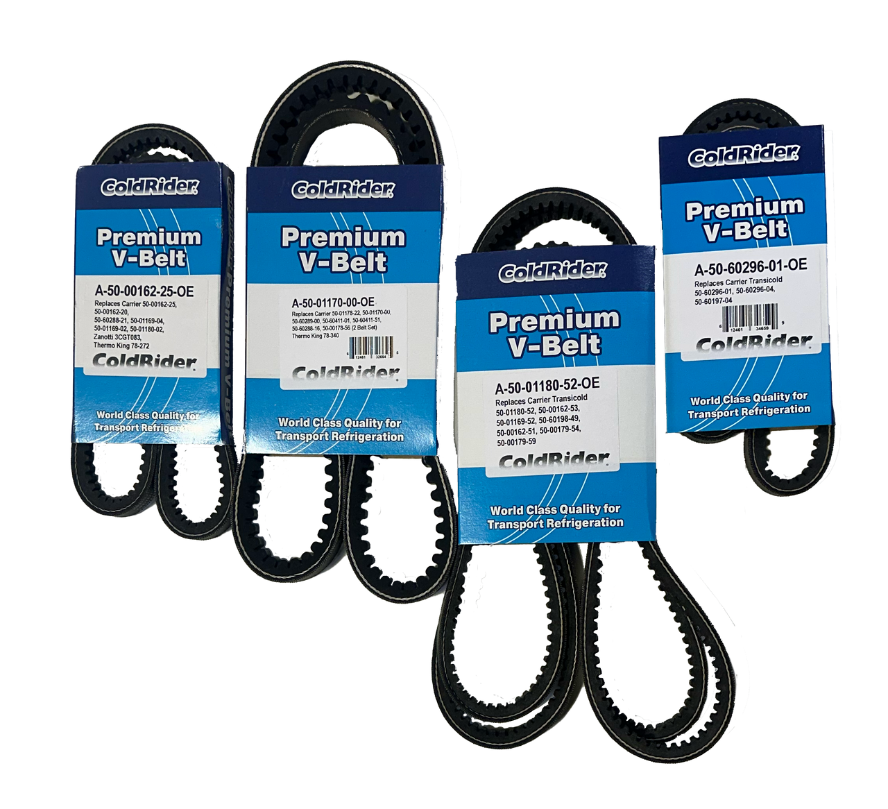 ColdRider Belt Bundle for Carrier Transicold Supra 650/660/750/760