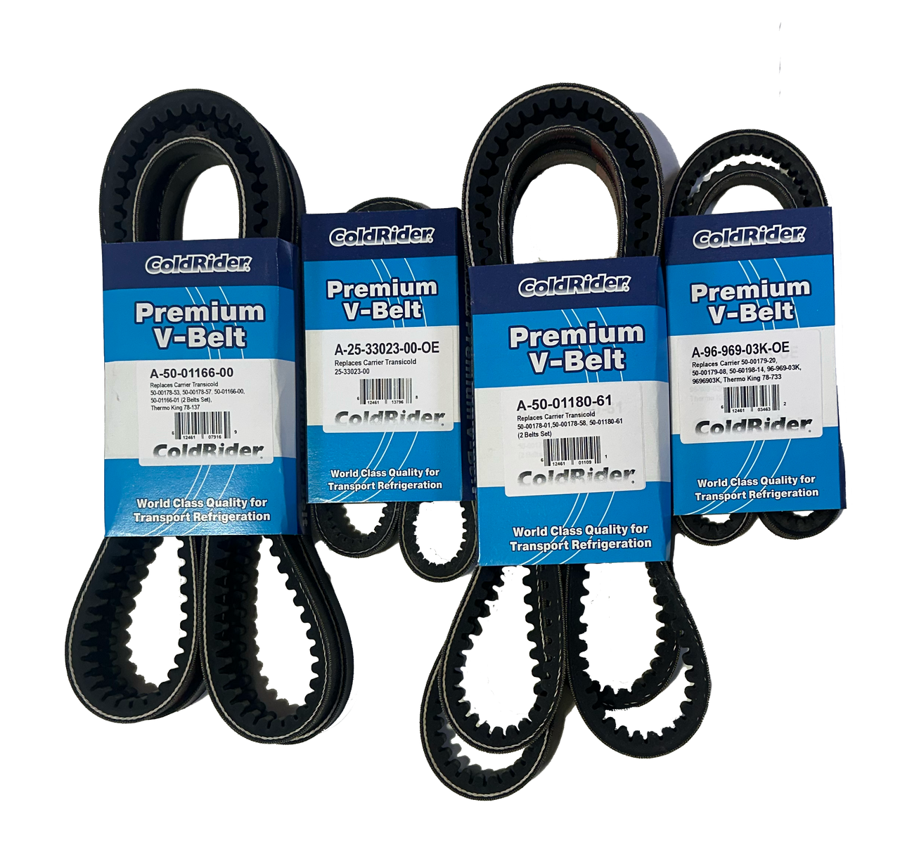 ColdRider Belt Bundle for Carrier Transicold Supra 950/1050/1150/1250