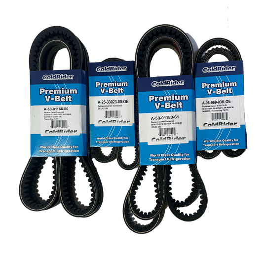 ColdRider Belt Bundle for Carrier Transicold Supra 950/1050/1150/1250