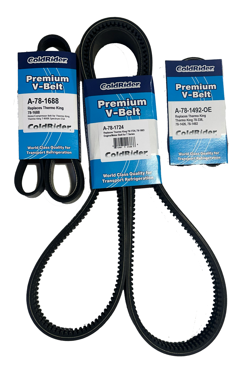 ColdRider Belt Bundle for Thermo King T-800R Spectrum