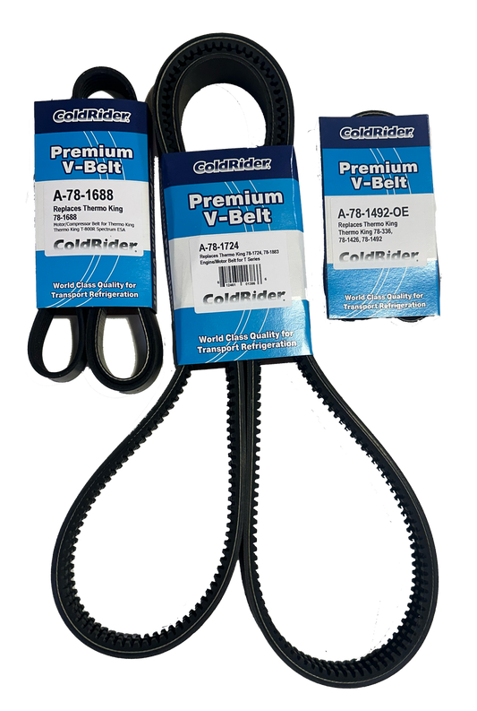 ColdRider Belt Bundle for Thermo King T-800R Spectrum