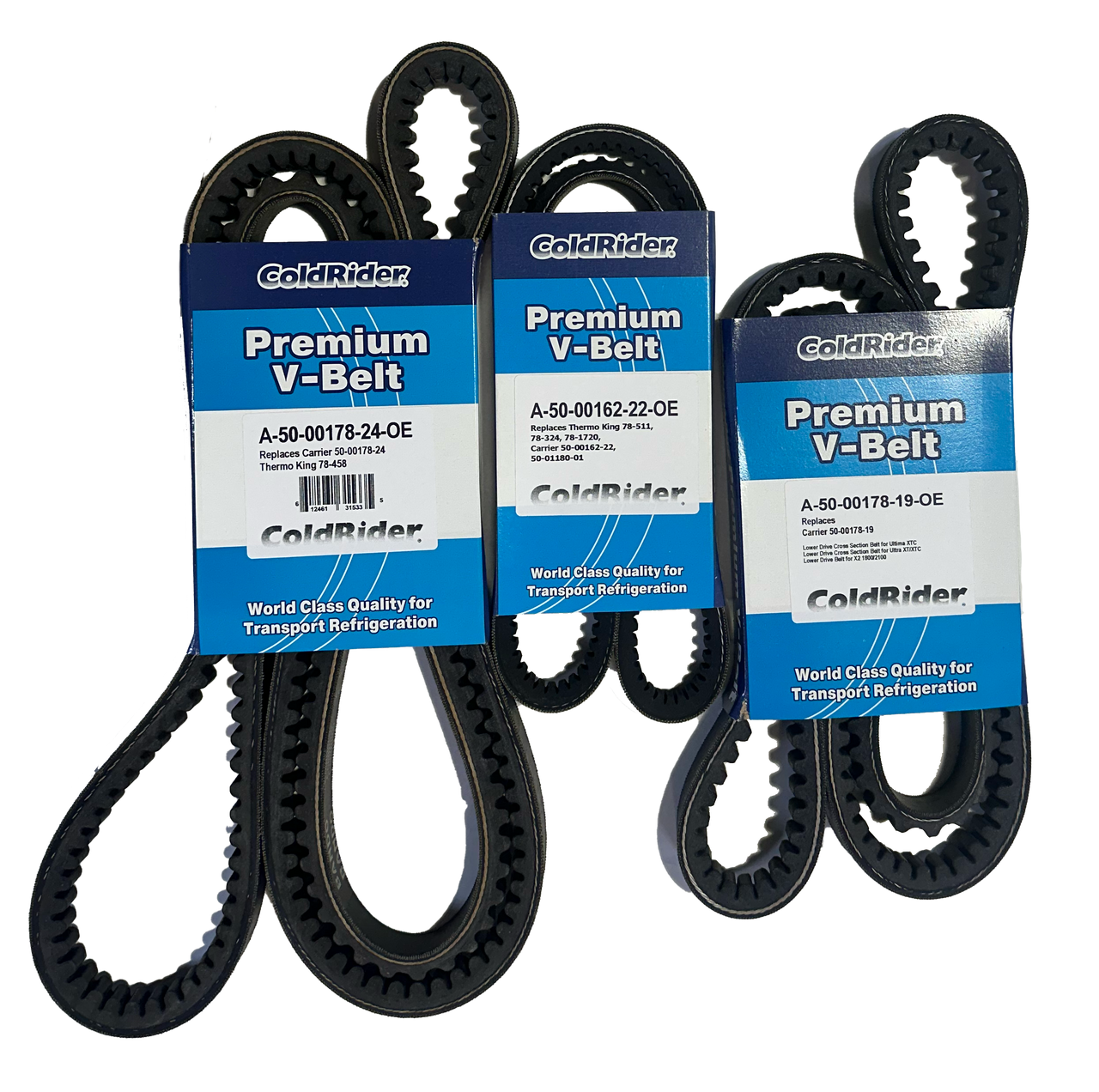 ColdRider Belt Bundle for Carrier Transicold Ultima/Ultra XTC