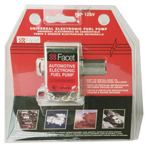 FuelPumper Facet FEP12SV Kit for 40106 Cube Solid State Fuel Pumps, 12 Volt, 4.0-7.0 PSI, 32 GPH