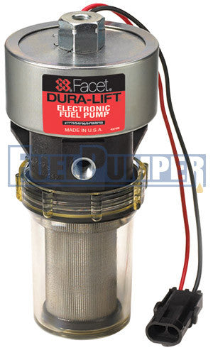FuelPumper Facet 40285N Dura-Lift Fuel Pump, 12 Volt, 4.0-7.0 PSI, 33 GPH