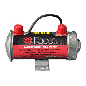 FuelPumper Facet 40258N Gold-Flo Fuel Pump, 24 Volt, 2.5-4.0 PSI, 32 GPH