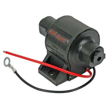 FuelPumper Facet 60107N Posi-Flo Fuel Pump, 12 Volt, 7.0-10.0 PSI, 34 GPH