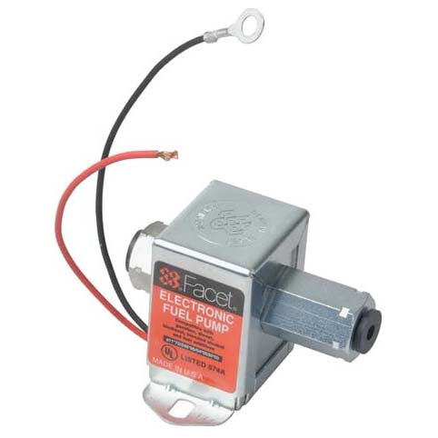 FuelPumper Facet 40177N Cube Solid State Fuel Pump, 12 Volt, 1.0-2.0 PSI, 7 GPH