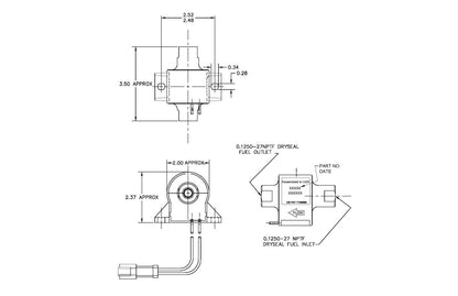 FuelPumper Facet 60211N Posi-Flo Fuel Pump, 12 Volt, 7.0 - 10.0 PSI, 34 GPH