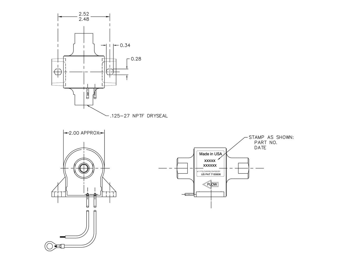 FuelPumper Facet 60205N Posi-Flo Fuel Pump, 12 Volt, 7.0 - 10.0 PSI, 34 GPH