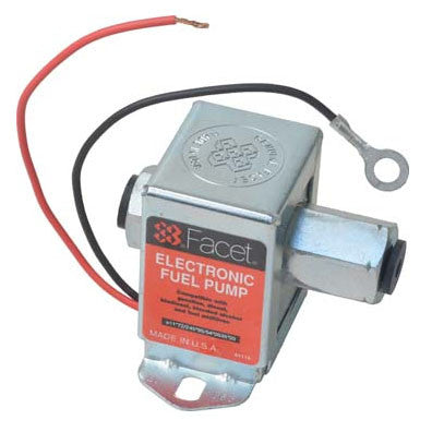 FuelPumper Facet 40163N Cube Solid State Fuel Pump, 12 Volt, 1.5-2.5 PSI, 17 GPH